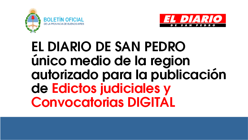 El Diario de San Pedro | Noticias locales y regionales