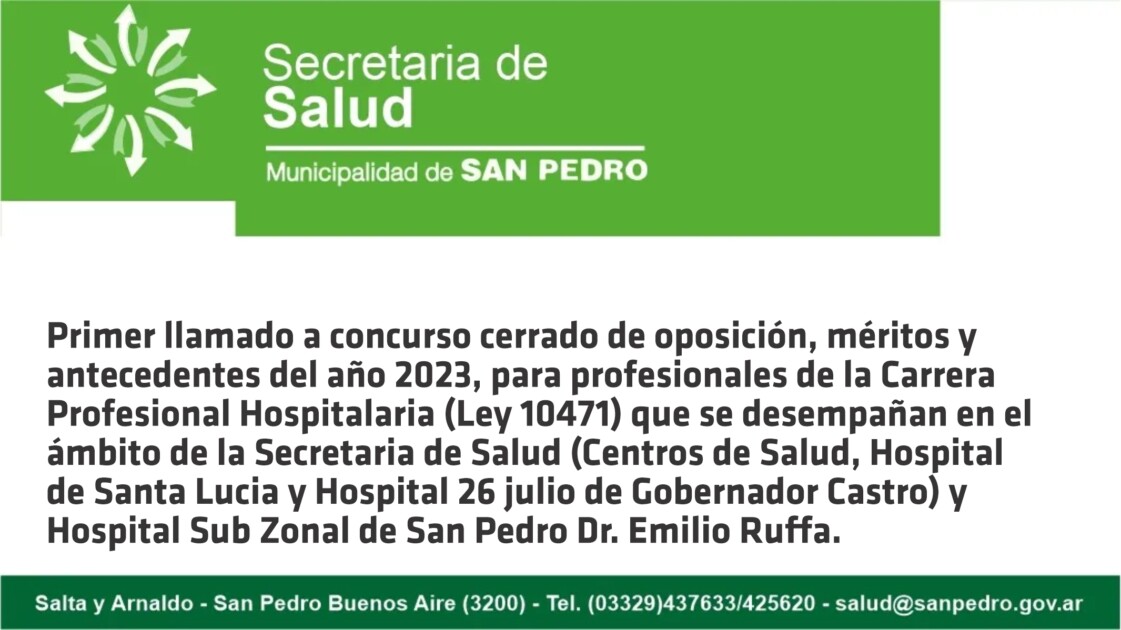 El Diario de San Pedro | Noticias locales y regionales