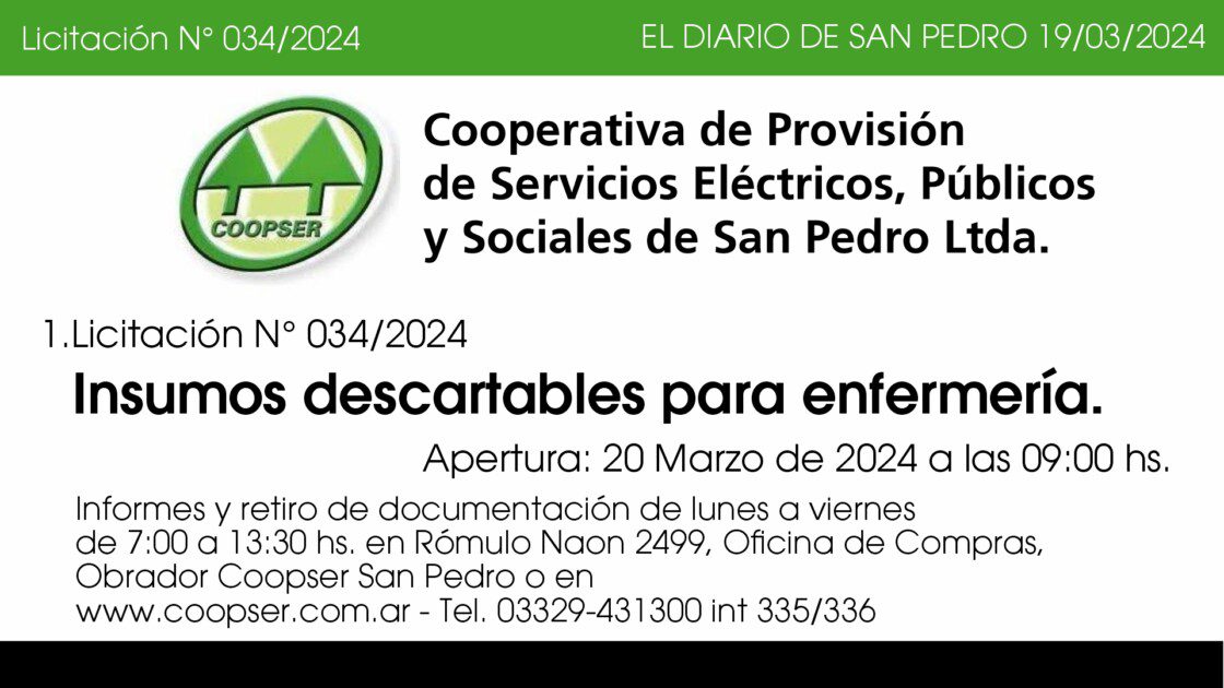 El Diario de San Pedro | Noticias locales y regionales