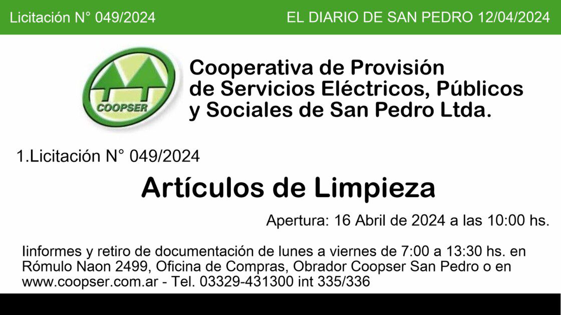 El Diario de San Pedro | Noticias locales y regionales