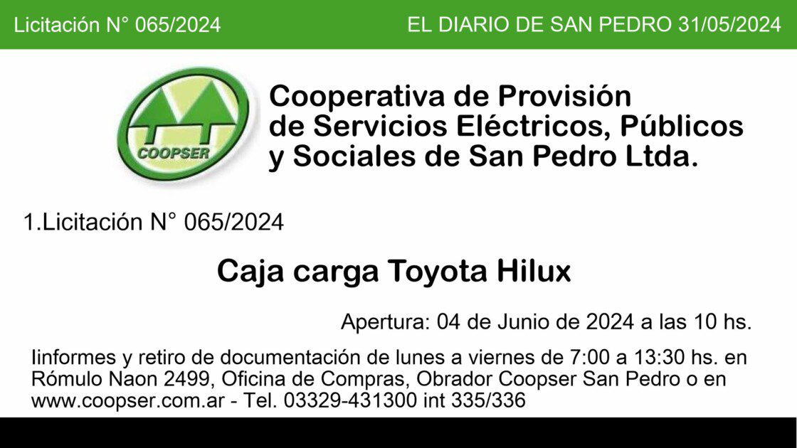 El Diario de San Pedro | Noticias locales y regionales