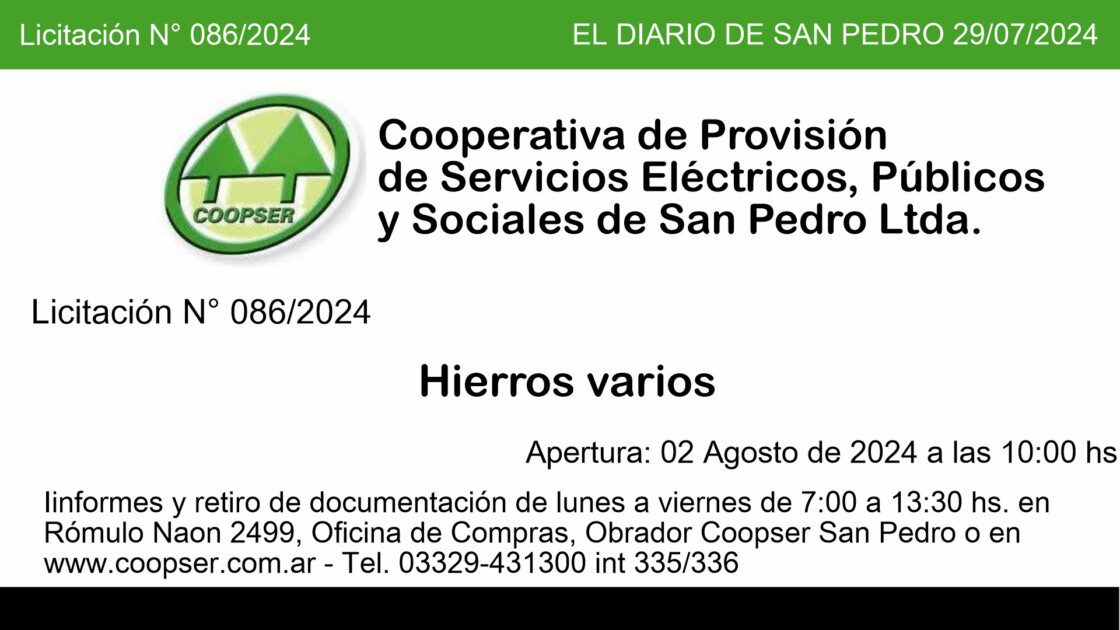 El Diario de San Pedro | Noticias locales y regionales