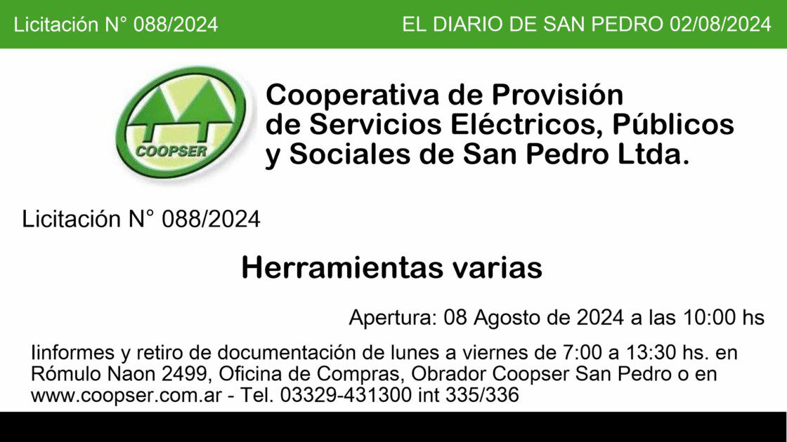 El Diario de San Pedro | Noticias locales y regionales