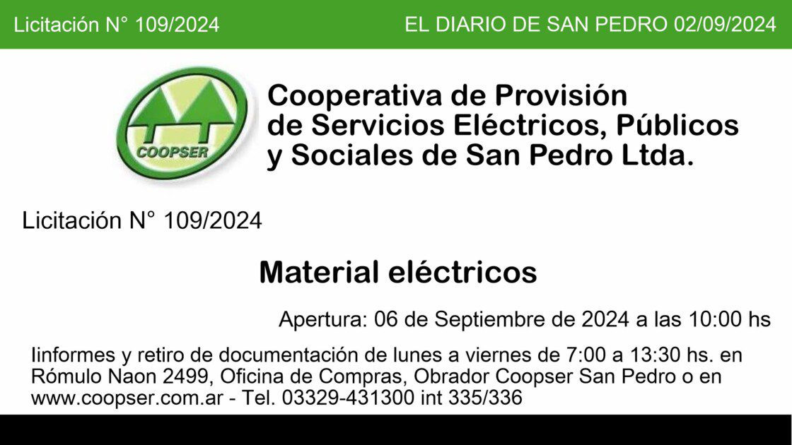 El Diario de San Pedro | Noticias locales y regionales