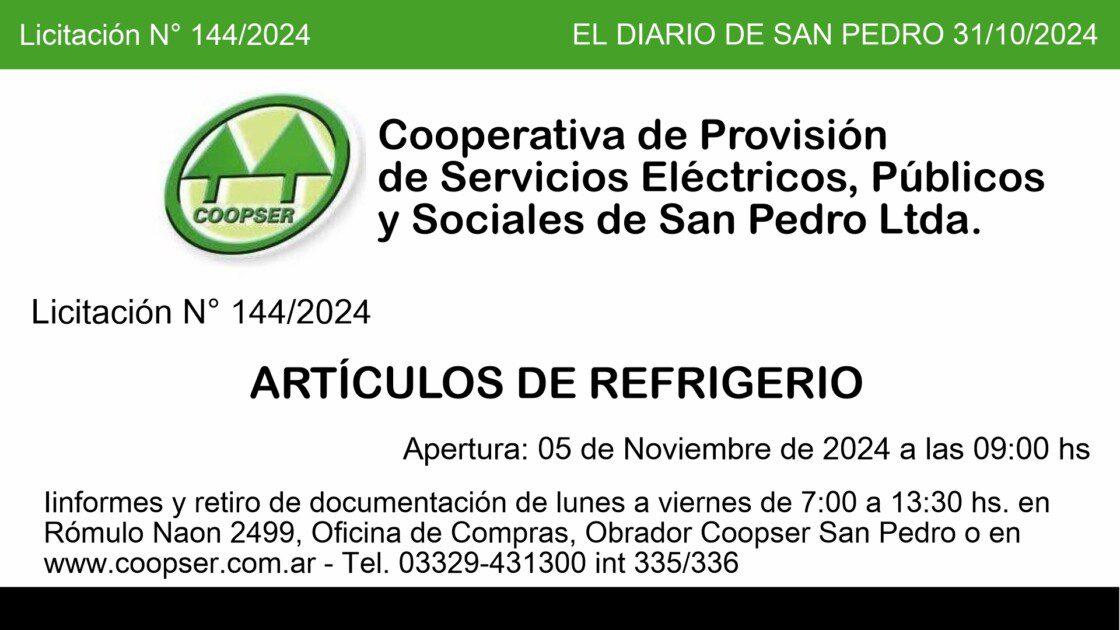 El Diario de San Pedro | Noticias locales y regionales