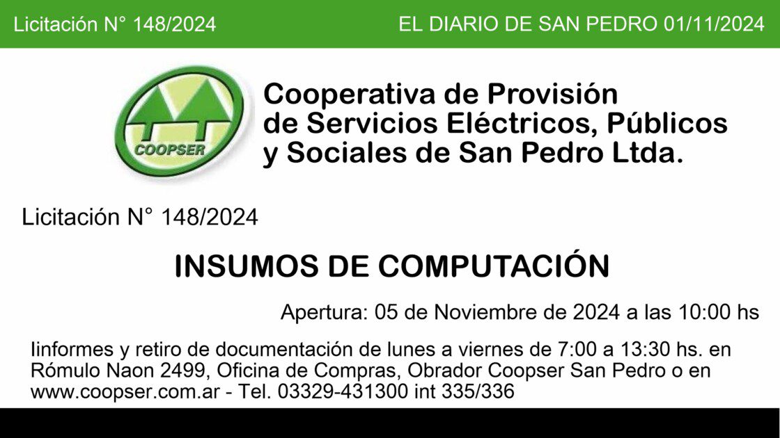 El Diario de San Pedro | Noticias locales y regionales