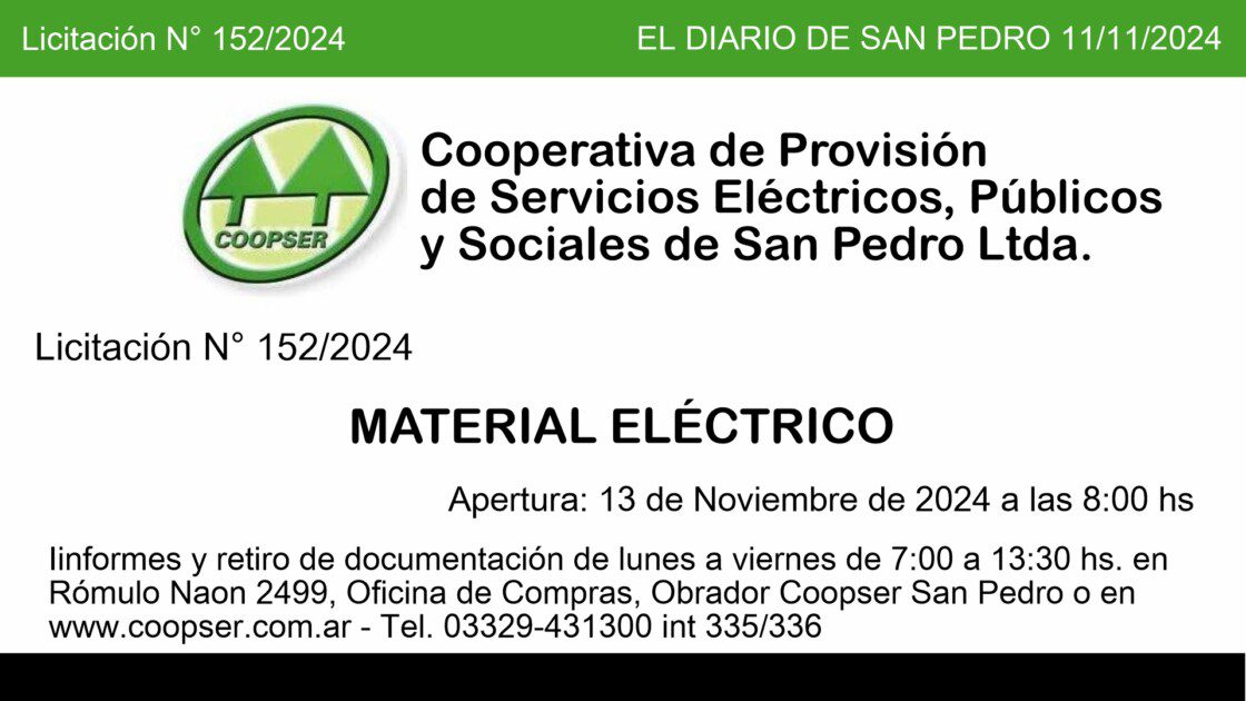 El Diario de San Pedro | Noticias locales y regionales