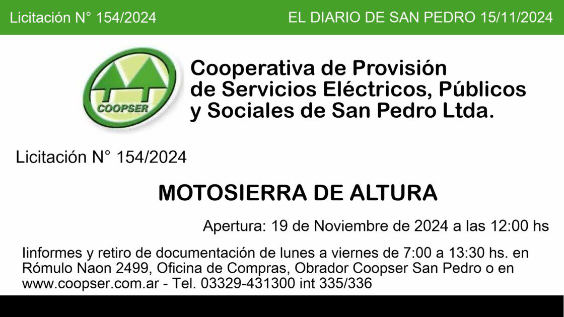 El Diario de San Pedro | Noticias locales y regionales