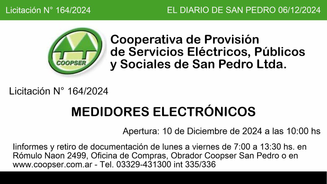 El Diario de San Pedro | Noticias locales y regionales