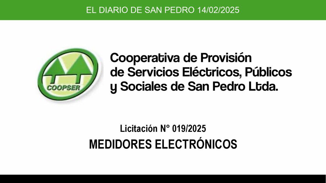 El Diario de San Pedro | Noticias locales y regionales