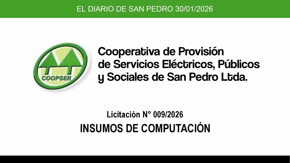 El Diario de San Pedro | Noticias locales y regionales